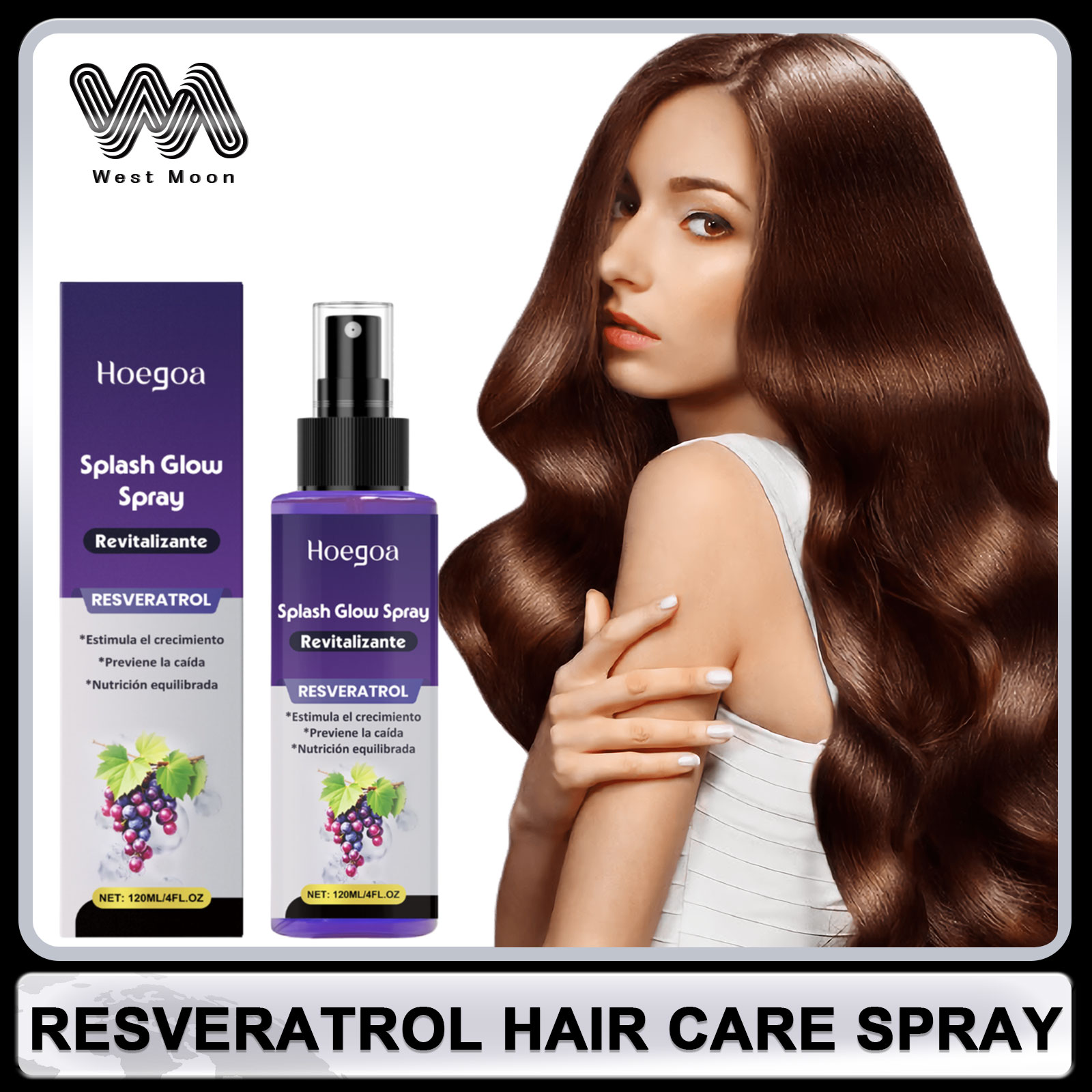 Hair Care For Hair Growth - Resveratrol Hair Care Spray Anti Baldness