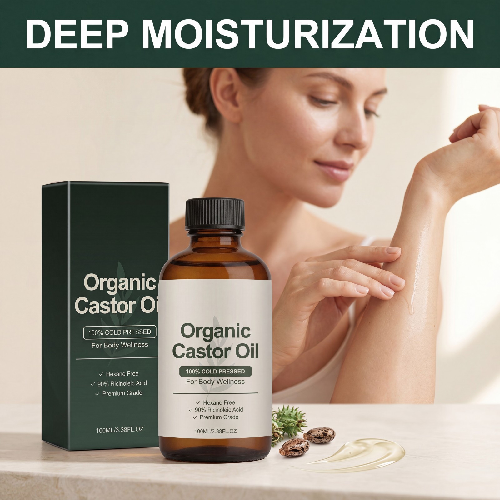 Body Moisturizer Oil Organic C - Castor Oil Cold Press review and price