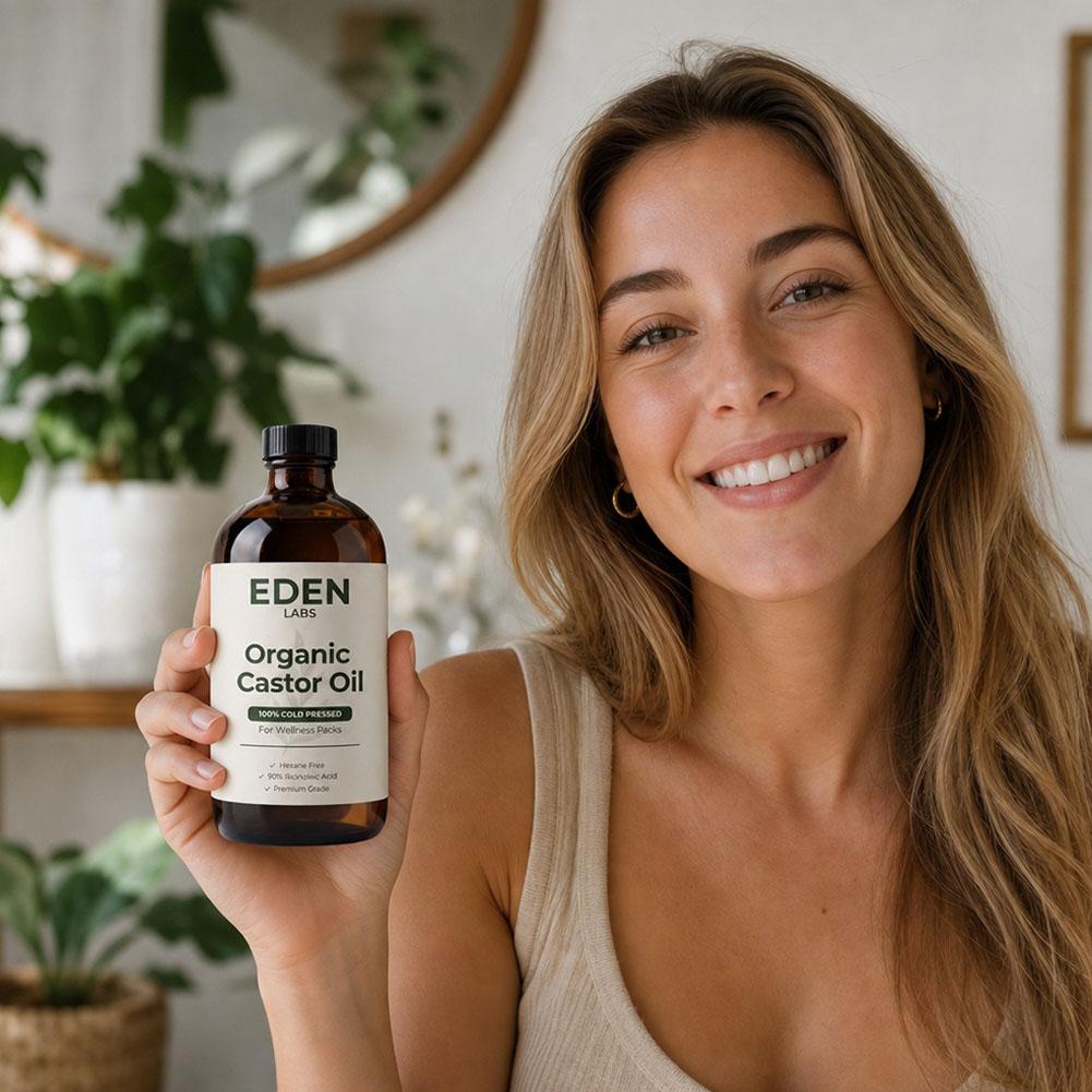 200ml Eden Labs Organic Castor - Castor Oil Cold Press review and price