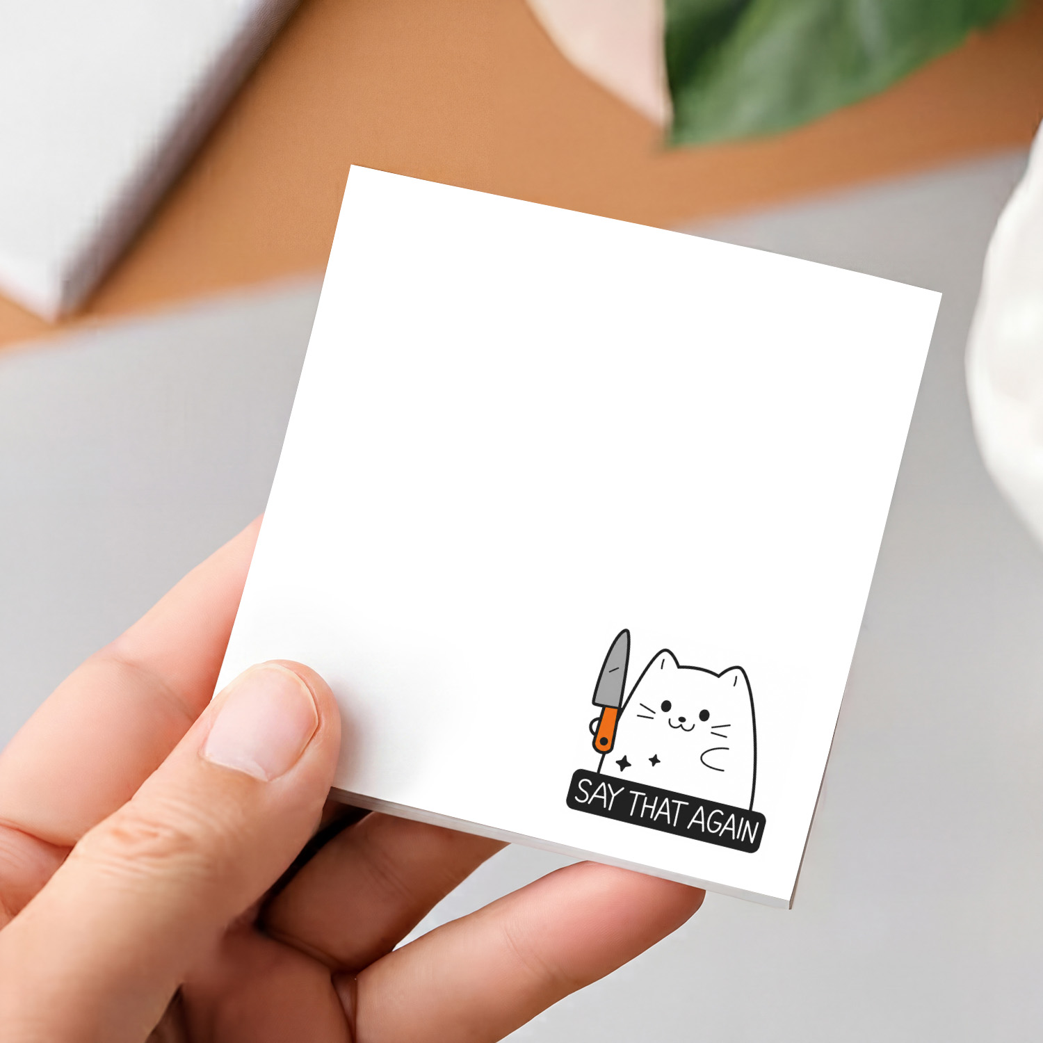 2pcs Funny Cat Meme Sticky Not - Hair Care Journal review and price