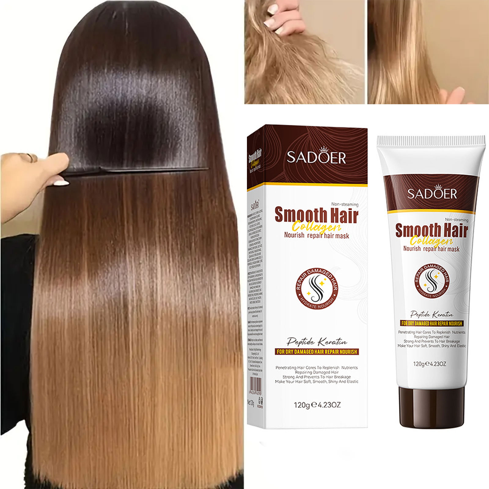 SADOER Collagen Hair Mask Prof - Deep Conditioner Mask review and price