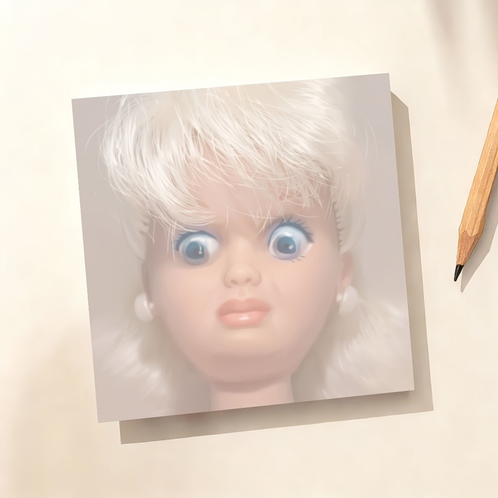 1Pc Paper Funny Ugly Face Note - Hair Care Journal review and price