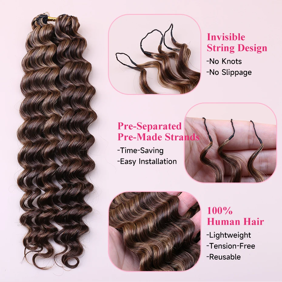 4/27 Highlight Loose Deep Wave - Feather Hair Extension review and price