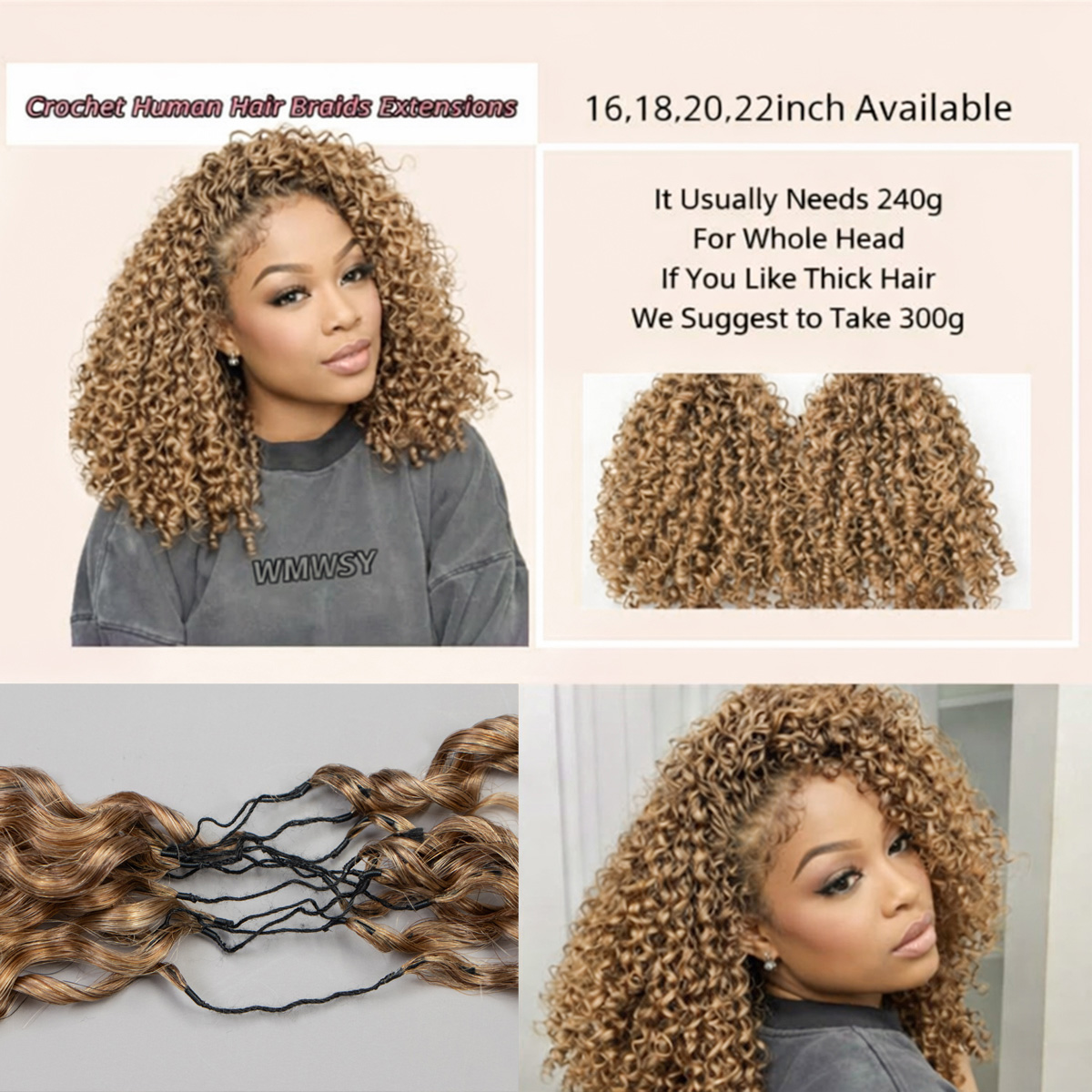 15A Small Spirals Curly Honey  - Hair Care Honey review and price