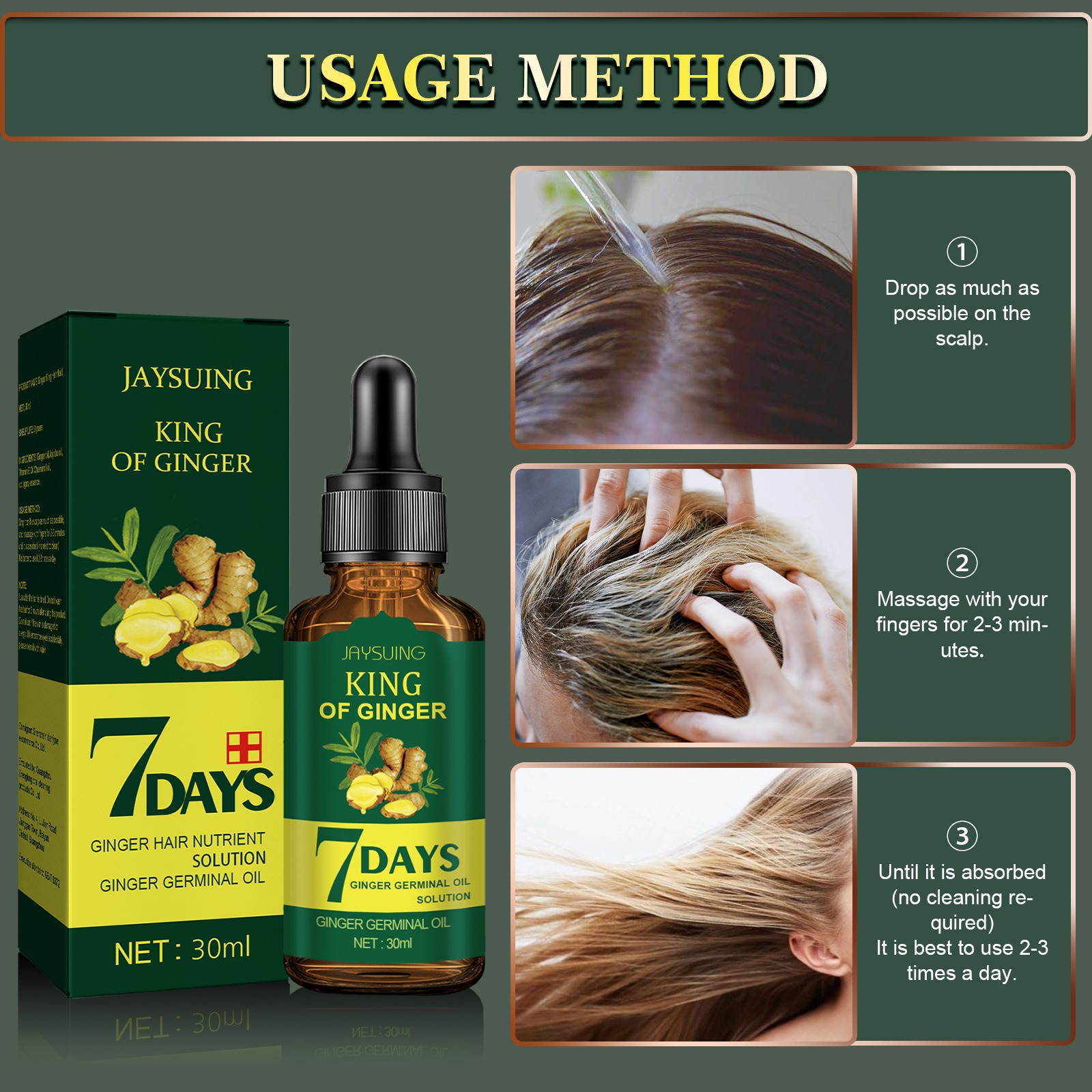 Ginger Hair Essence Anti Hair  - Hair Care Gisou review and price