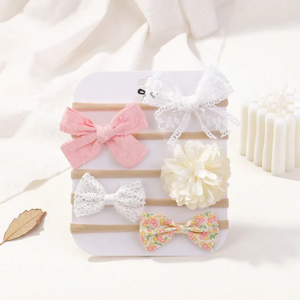 5Pcs/Set Baby Elastic Headband - Hair Care Gift Set review and price