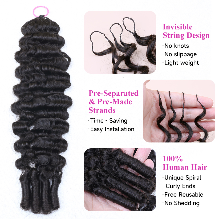 100% Human Hair Feather Croche - Feather Hair Extension review and price