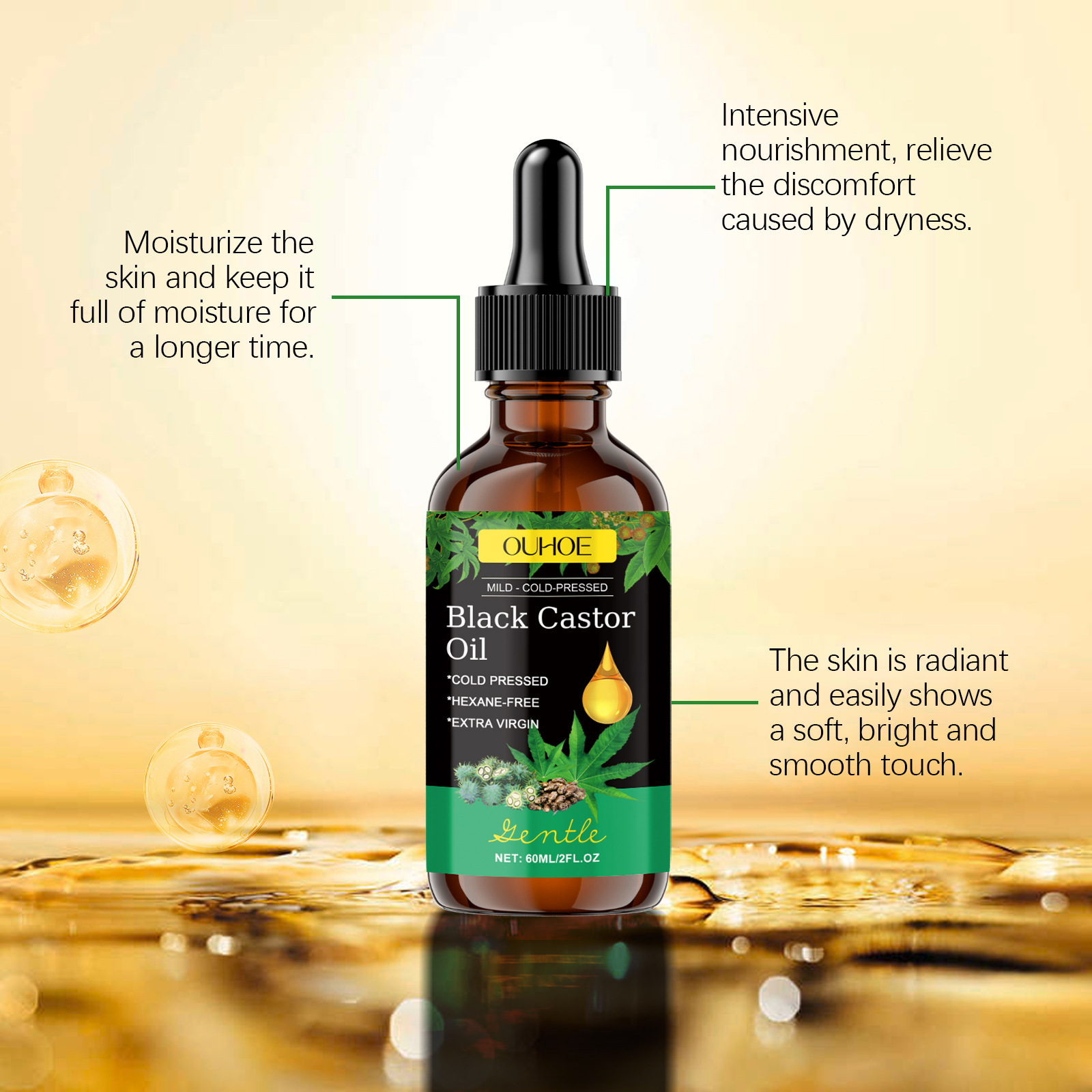 Cold-Pressed Black Castor Oil  - Castor Oil Cold Press review and price