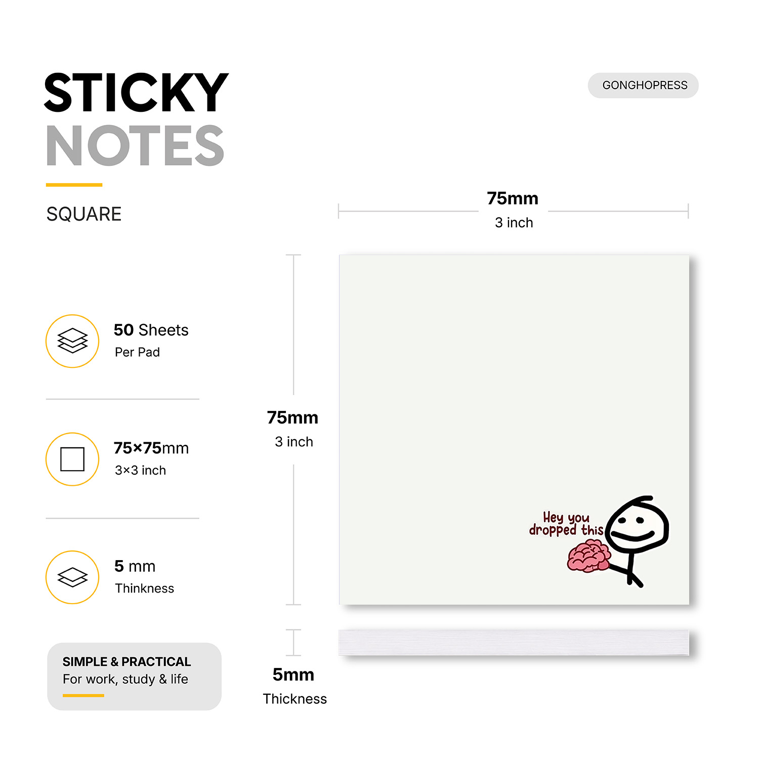 2pcs Funny Meme Sticky Notes,  - Hair Care Journal review and price