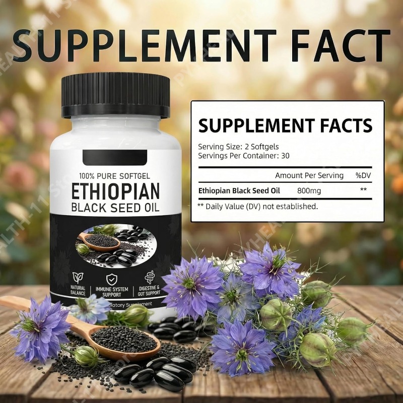 Ethiopian Black Seed Oil, Pure - Castor Oil Cold Press review and price