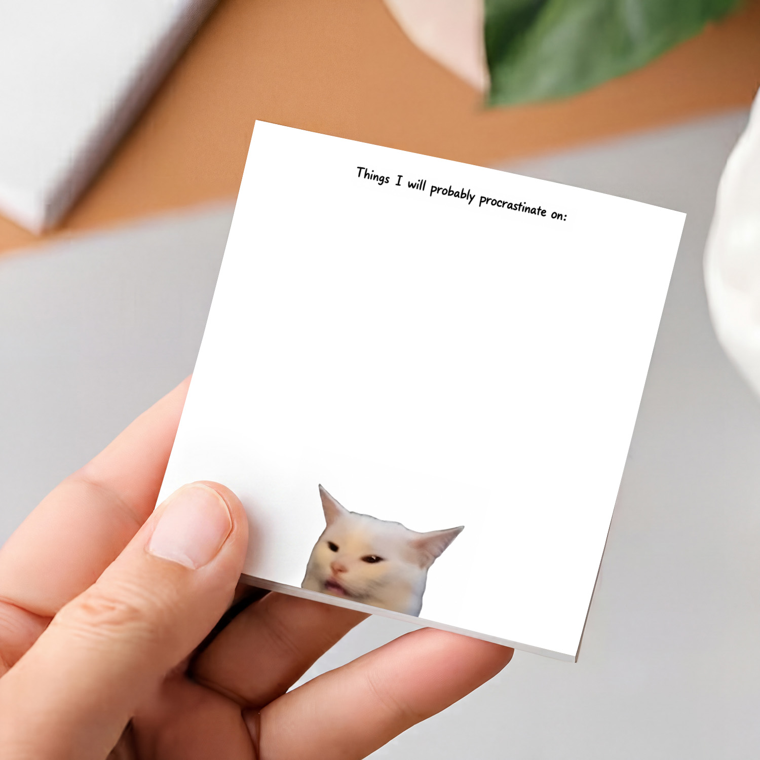 2pcs Funny Cat Meme Sticky Not - Hair Care Journal review and price