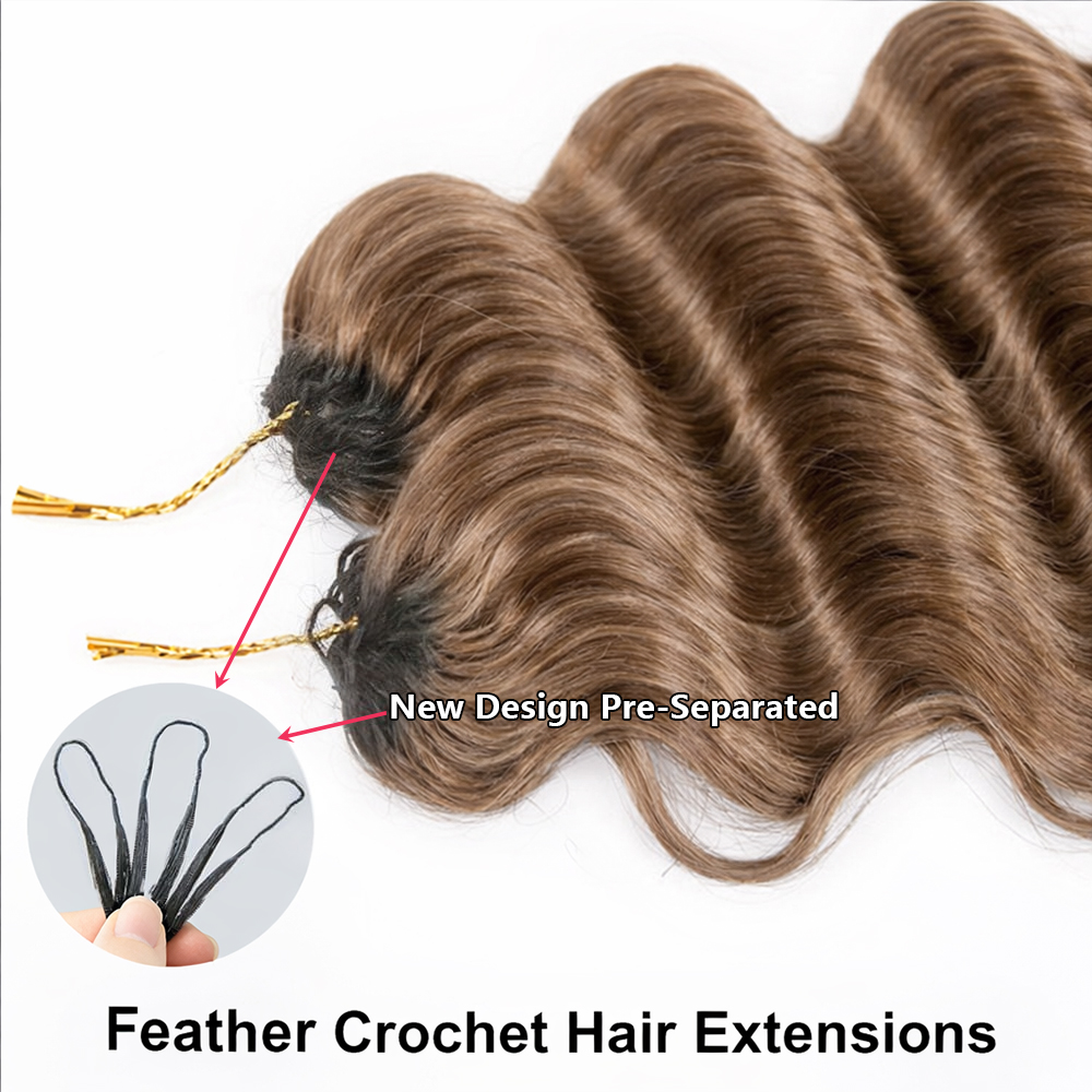 Honey Brown Deep Wave Crochet  - Hair Care Honey review and price