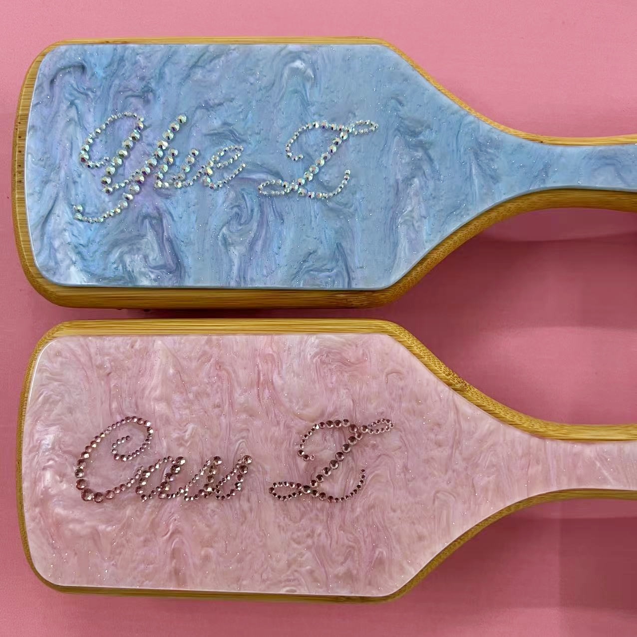 Rhinestone Name Hair Brush Per - Hair Care Names review and price