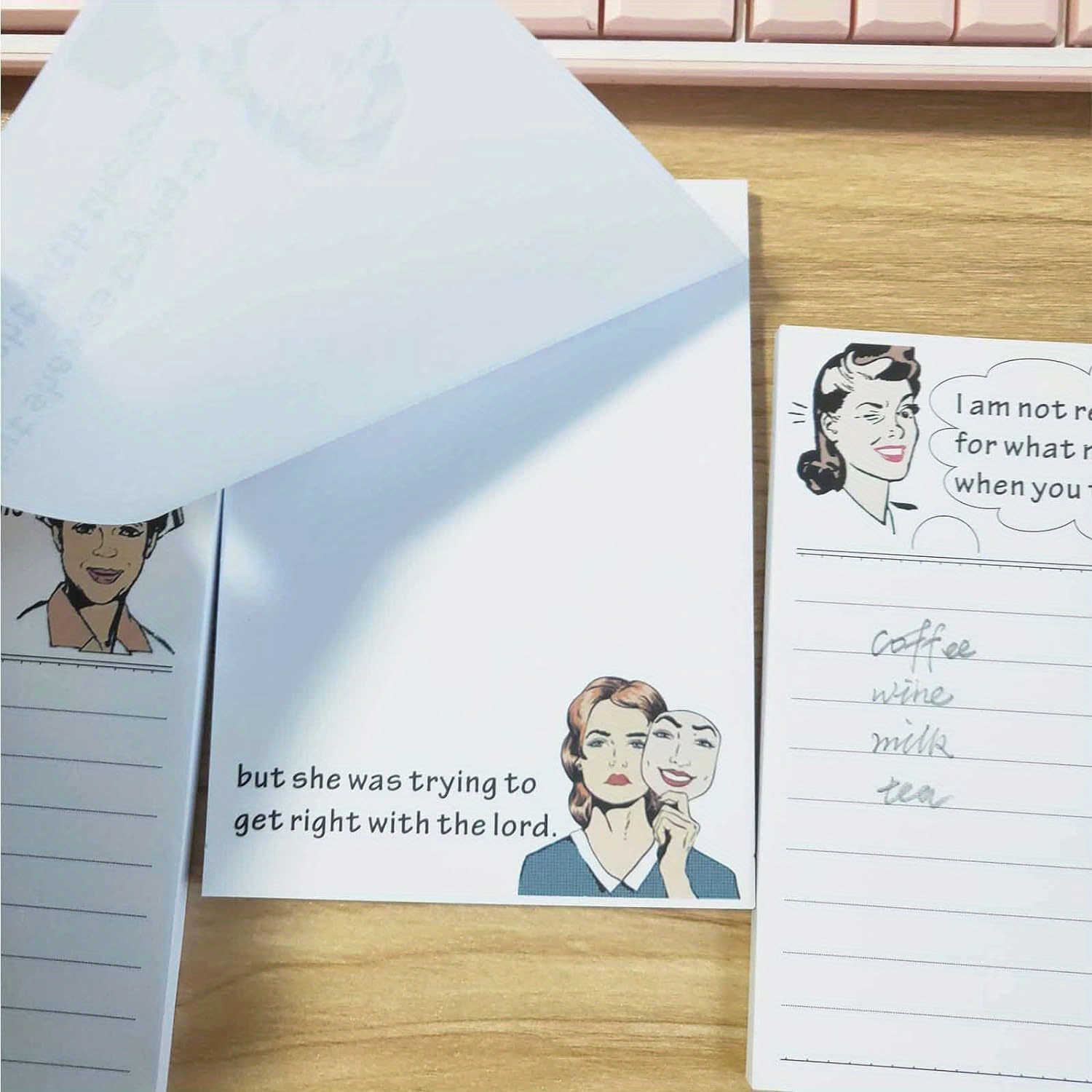 4 Pcs Funny Novelty Memo Pads, - Hair Care Journal review and price